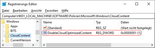 DisableCloudOptimizedContent