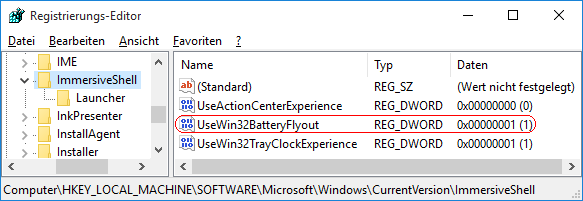 UseWin32BatteryFlyout