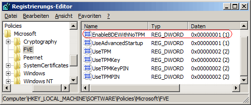 EnableBDEWithNoTPM