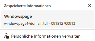 AutoAusfüllen-Vorschläge