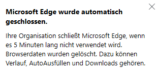 Benachrichtigung