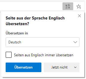 Übersetzungsfunktion