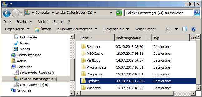 Listenansicht