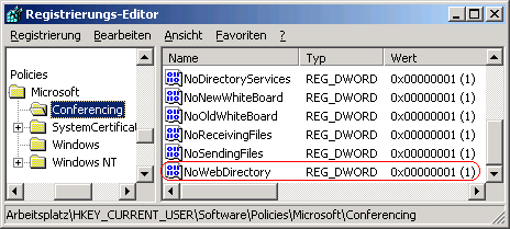 NoWebDirectory