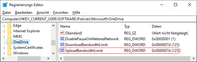 UploadBandwidthLimit