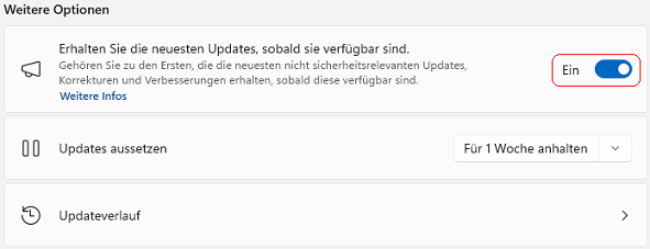 Erhalten Sie die neuesten Updates, sobald sie verf&uuml;gbar sind
