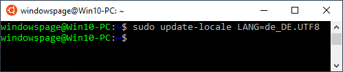 update-locale 
