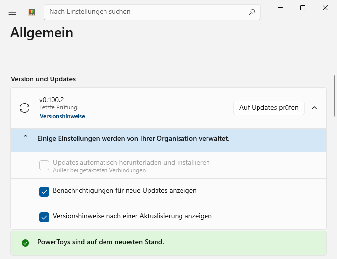 Updates automatisch herunterladen und installieren