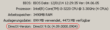 DirectX-Diagnoseprogramm