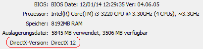 DirectX-Diagnoseprogramm