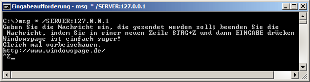 Eingabeaufforderung