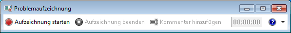 Problemaufzeichnung