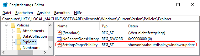 SettingsPageVisibility