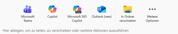 Hier ablegen um zu teilen, zu verschieben oder weitere Aktionen ausf&uuml;hren