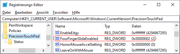 FourFingerSlideEnabled